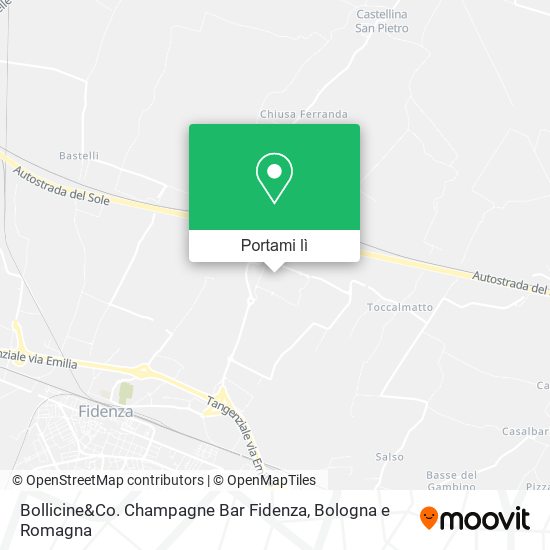 Mappa Bollicine&Co. Champagne Bar Fidenza