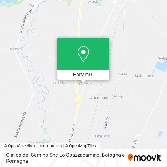 Mappa Clinica del Camino Snc Lo Spazzacamino
