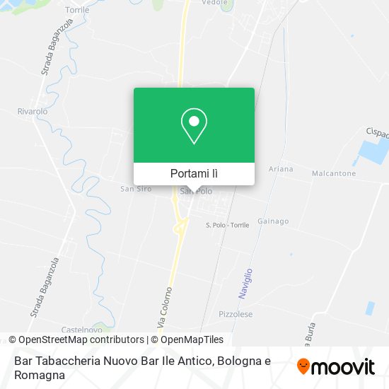 Mappa Bar Tabaccheria Nuovo Bar Ile Antico