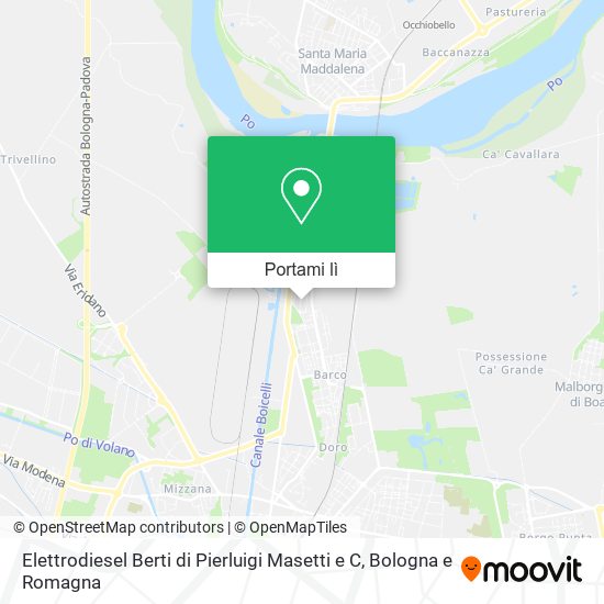 Mappa Elettrodiesel Berti di Pierluigi Masetti e C
