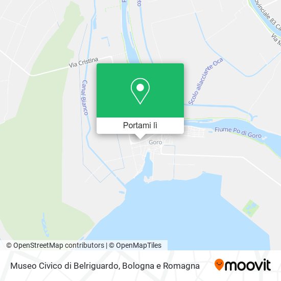 Mappa Museo Civico di Belriguardo
