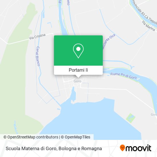 Mappa Scuola Materna di Goro