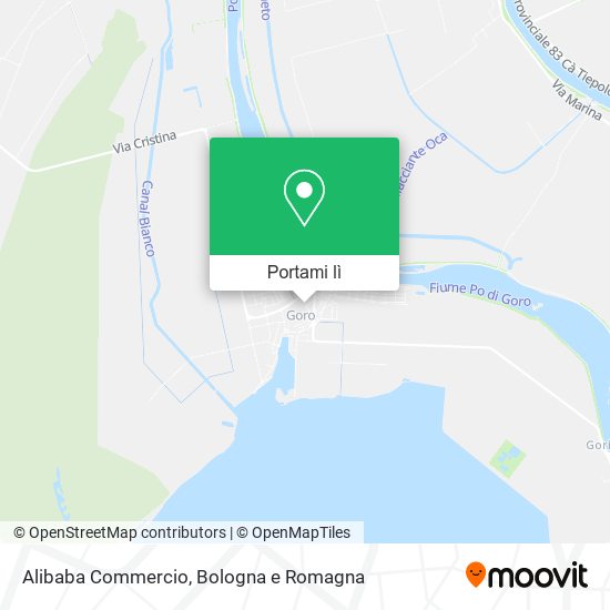 Mappa Alibaba Commercio