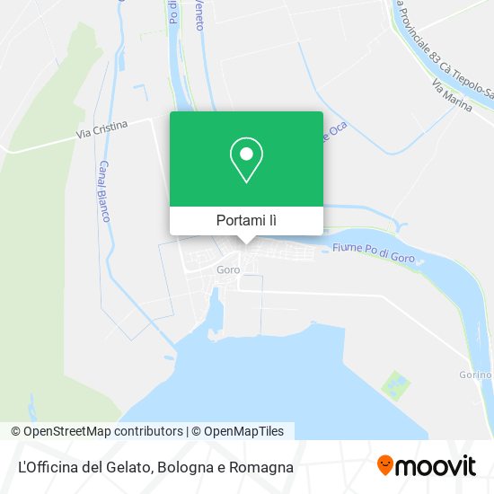 Mappa L'Officina del Gelato