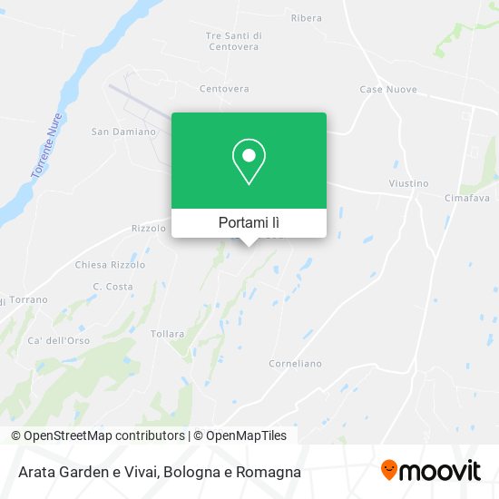 Mappa Arata Garden e Vivai