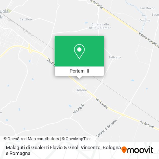 Mappa Malaguti di Gualerzi Flavio & Gnoli Vincenzo