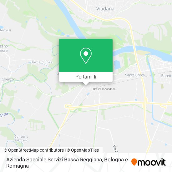 Mappa Azienda Speciale Servizi Bassa Reggiana