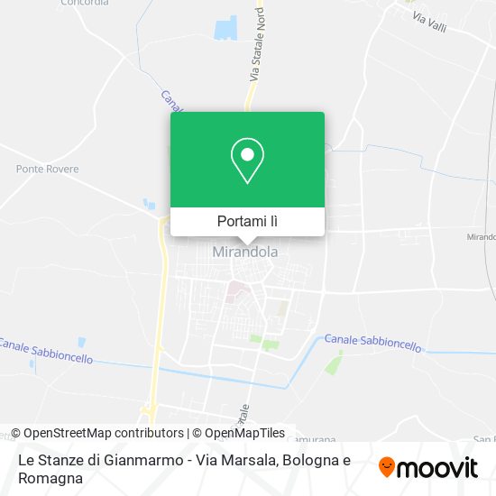 Mappa Le Stanze di Gianmarmo - Via Marsala