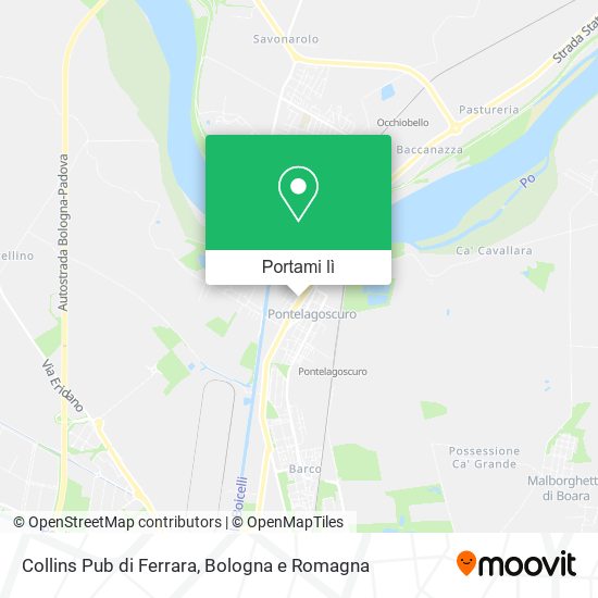 Mappa Collins Pub di Ferrara