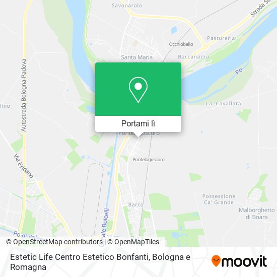 Mappa Estetic Life Centro Estetico Bonfanti