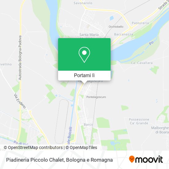 Mappa Piadineria Piccolo Chalet