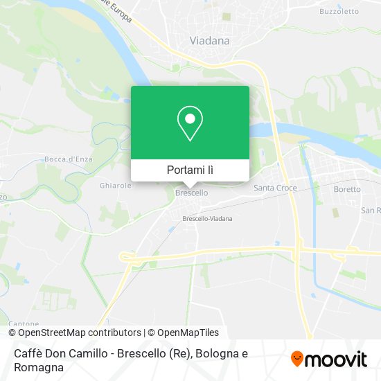 Mappa Caffè Don Camillo - Brescello (Re)