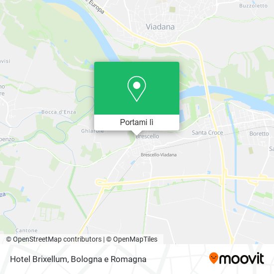 Mappa Hotel Brixellum