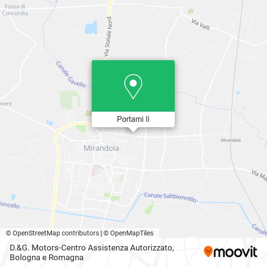 Mappa D.&G. Motors-Centro Assistenza Autorizzato
