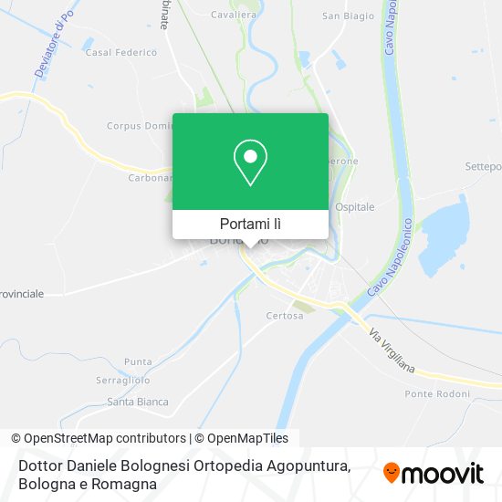 Mappa Dottor Daniele Bolognesi Ortopedia Agopuntura