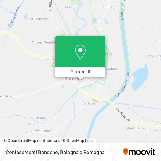Mappa Confesercenti Bondeno