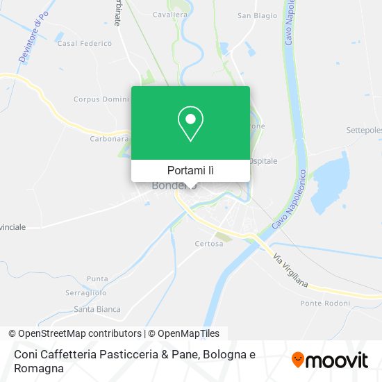 Mappa Coni Caffetteria Pasticceria & Pane