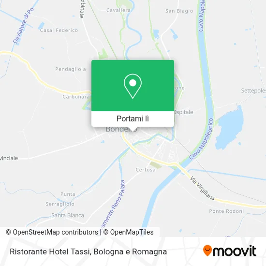 Mappa Ristorante Hotel Tassi