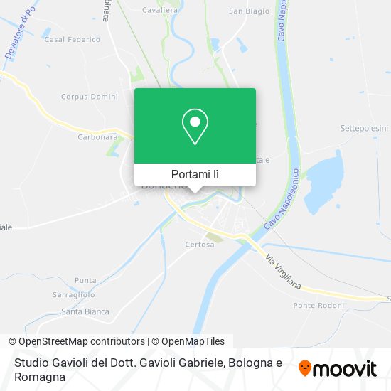 Mappa Studio Gavioli del Dott. Gavioli Gabriele