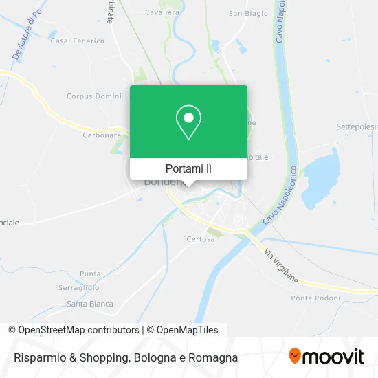 Mappa Risparmio & Shopping