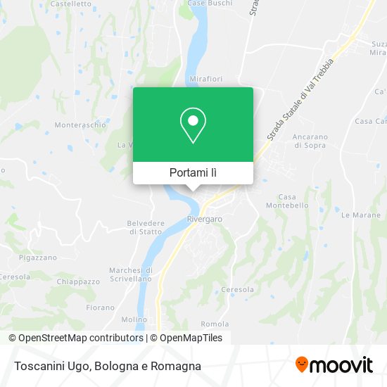 Mappa Toscanini Ugo