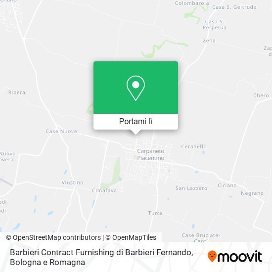 Mappa Barbieri Contract Furnishing di Barbieri Fernando