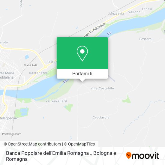 Mappa Banca Popolare dell'Emilia Romagna .