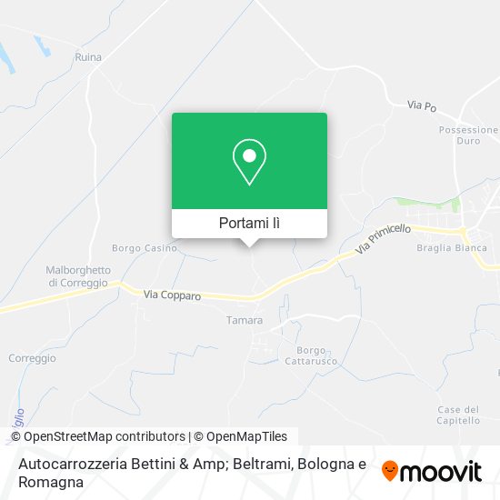 Mappa Autocarrozzeria Bettini & Amp; Beltrami