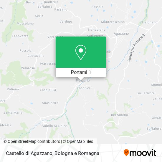 Mappa Castello di Agazzano