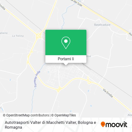 Mappa Autotrasporti Valter di Macchetti Valter