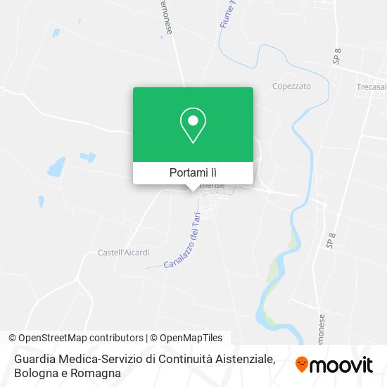 Mappa Guardia Medica-Servizio di Continuità Aistenziale