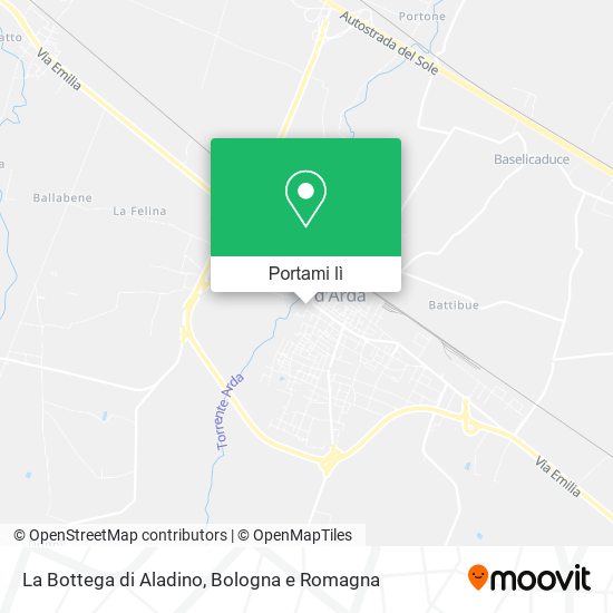 Mappa La Bottega di Aladino