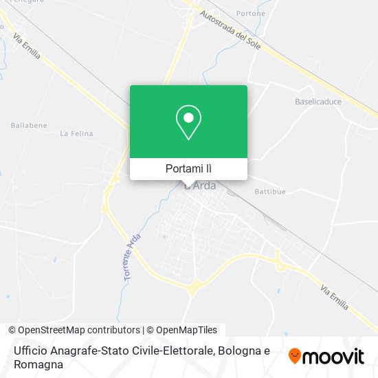 Mappa Ufficio Anagrafe-Stato Civile-Elettorale