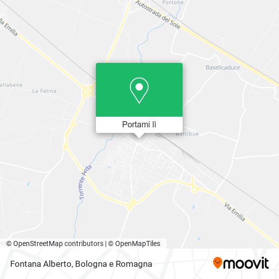 Mappa Fontana Alberto