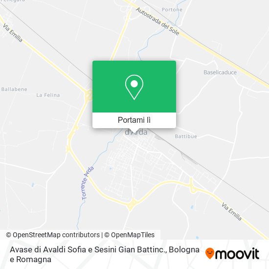 Mappa Avase di Avaldi Sofia e Sesini Gian Battinc.