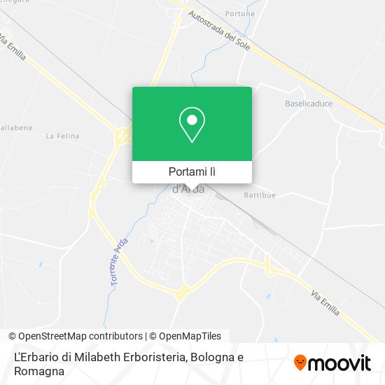 Mappa L'Erbario di Milabeth Erboristeria
