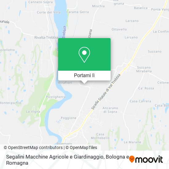 Mappa Segalini Macchine Agricole e Giardinaggio