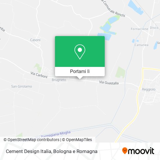Mappa Cement Design Italia