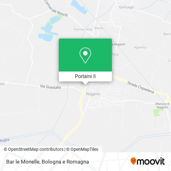 Mappa Bar le Monelle