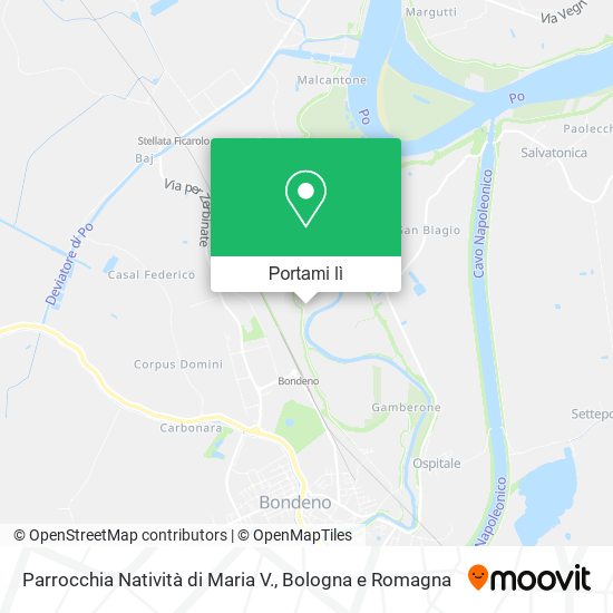 Mappa Parrocchia Natività di Maria V.