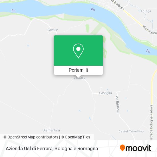 Mappa Azienda Usl di Ferrara