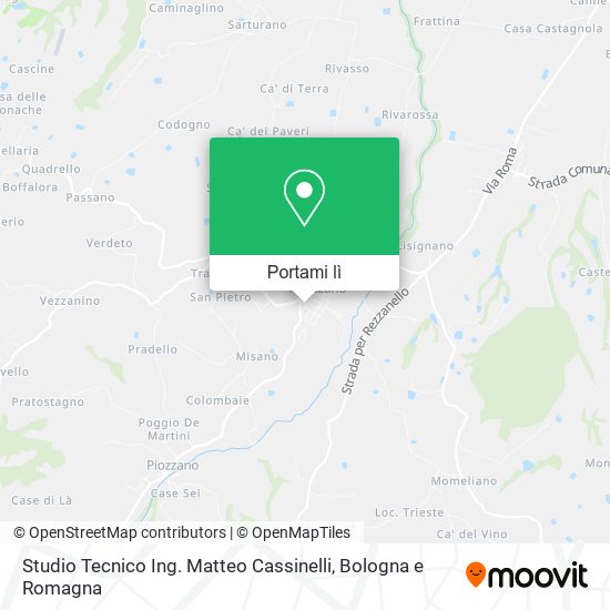 Mappa Studio Tecnico Ing. Matteo Cassinelli