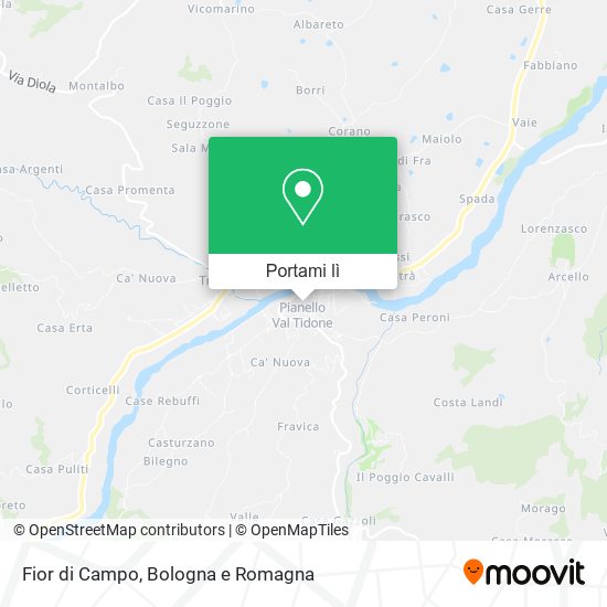 Mappa Fior di Campo