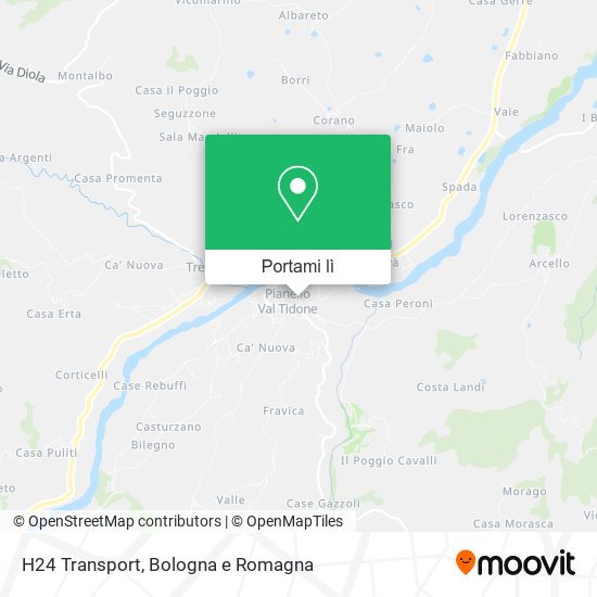 Mappa H24 Transport