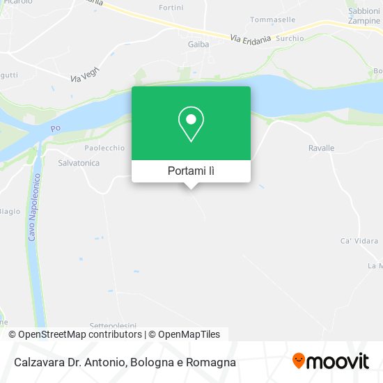 Mappa Calzavara Dr. Antonio