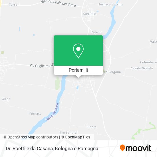 Mappa Dr. Roetti e da Casana