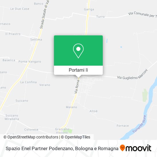 Mappa Spazio Enel Partner Podenzano