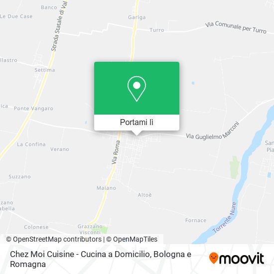 Mappa Chez Moi Cuisine - Cucina a Domicilio