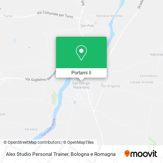 Mappa Alex Studio Personal Trainer