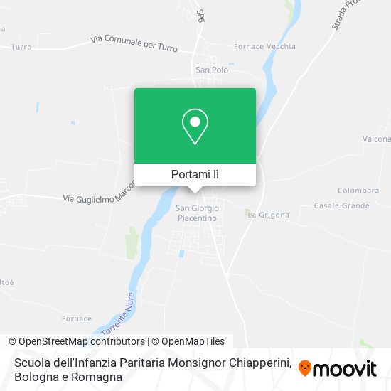 Mappa Scuola dell'Infanzia Paritaria Monsignor Chiapperini